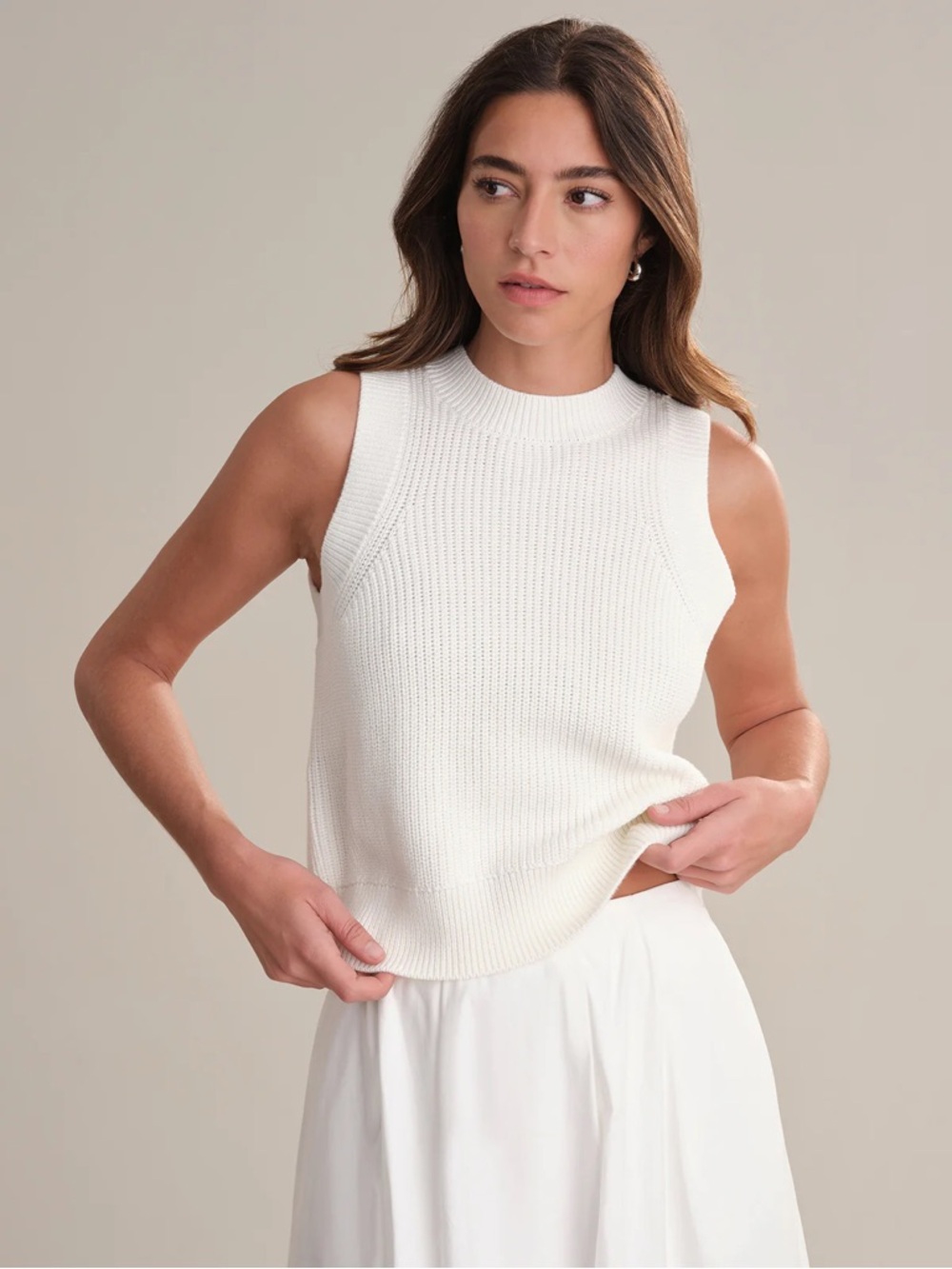 Samesoe Samsoe Mockneck Sleeveless Sweater
